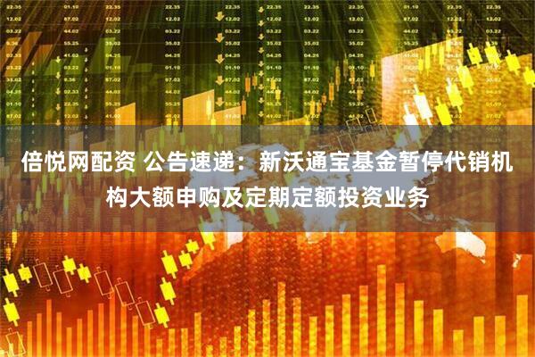 倍悦网配资 公告速递:新沃通宝基金暂停代销机构大额申购及定期定额投资业务
