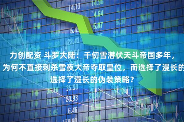 力创配资 斗罗大陆：千仞雪潜伏天斗帝国多年，实力超群，为何不直接刺杀雪夜大帝夺取皇位，而选择了漫长的伪装策略？