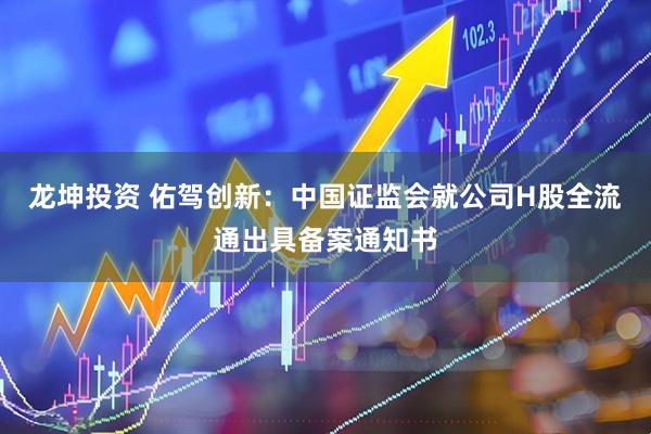 龙坤投资 佑驾创新：中国证监会就公司H股全流通出具备案通知书